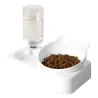 Gamelle double - distributeur d'eau automatique - pour chiens / chats