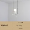 Lâmpada de teto moderna - bonecas de ferro sentadas