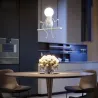 Moderne loftslampe - siddende jerndukker