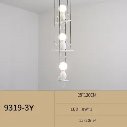 Moderne loftslampe - siddende jerndukker