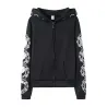 Hoodies & JerséisSudadera con capucha negra - con cremallera - estilo punk