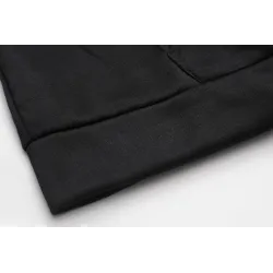 Hoodies & JerséisSudadera con capucha negra - con cremallera - estilo punk