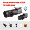 SAMEUO U700 - dash cam - front/bagkamera - videooptager - QHD 1944P - DVR - WiFi