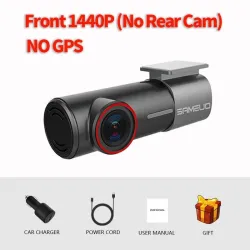 SAMEUO U700 - kojelautakamera - etu- / takakamera - videonauhuri - QHD 1944P - DVR - WiFi