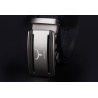 Cintura da uomo elegante - fibbia automatica in metallo - vera pelle