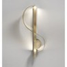 Moderne væg guldlampe - S-formet
