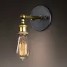 Żelazna lampa ścienna retroKinkiety