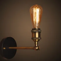 Applique murale rétro en fer