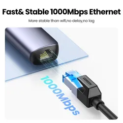 USB-C naar HDMI - RJ45 - USB 3.0 - PD - HUB - multifunctionele adapterHubs