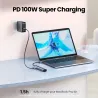 USB-C vers HDMI - RJ45 - USB 3.0 - PD - HUB - adaptateur multifonction