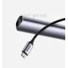 USB-C vers HDMI - RJ45 - USB 3.0 - PD - HUB - adaptateur multifonction