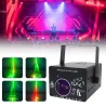 Lumière laser de scène colorée - projecteur de motifs - avec télécommande - RG DMX