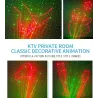 Lumière laser de scène colorée - projecteur de motifs - avec télécommande - RG DMX