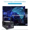 Lumière laser de scène colorée - projecteur de motifs - avec télécommande - RG DMX