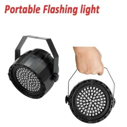 Stage laser light - projector - sound activated - remote - RGB - 78 LED - DMXStage & events lighting