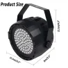 Lumière laser de scène - projecteur - activé par le son - télécommande - RGB - 78 LED - DMX