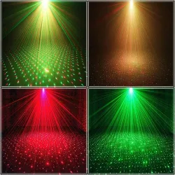 Mini laser stage light - projector - voice control - self-propelled strobeStage & events lighting