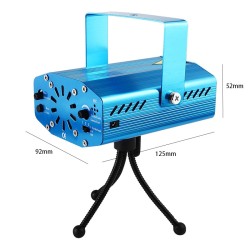 Mini laser podiumlicht - projector - spraakbesturing - zelfrijdende stroboscoopPodium- en evenementenverlichting