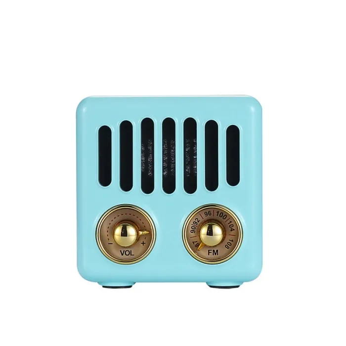 Retro plastic luidspreker - digitale FM-radio - BluetoothBluetooth Luidsprekers