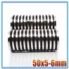 N35 - magnes neodymowy - mocna okrągła tarcza - z otworem 6 mm - 50 * 5 mmN35