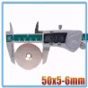 N35 - magnes neodymowy - mocna okrągła tarcza - z otworem 6 mm - 50 * 5 mmN35