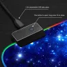 Halkfri mus / tangentbordsplatta - USB - LED - RGB