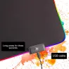 Halkfri mus / tangentbordsplatta - USB - LED - RGB
