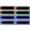 Tangentbord / handledsstöd - stödkudde - glidskydd - RGB - LED