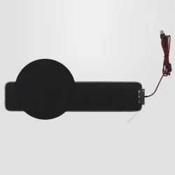 Tangentbord / handledsstöd - stödkudde - glidskydd - RGB - LED
