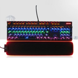 Tastatur / Handballenauflage - Stützkissen - Anti-Rutsch-Pad - RGB - LED