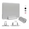 Support pour ordinateur portable réglable - support en aluminium - vertical