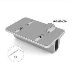 Laptopholder med to spor - aluminiumsstativ - justerbar