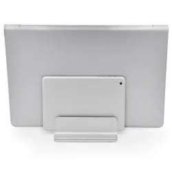 Laptopholder med to spor - aluminiumsstativ - justerbar