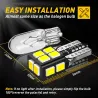 Bil LED-lampa - T10 - 2835 SMD - W5W - Canbus - 6000K vit - 10 st