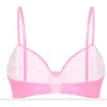 Sutiã de couro sexy - sem fio