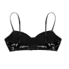 Sexy skinn-bh - uten tråd
