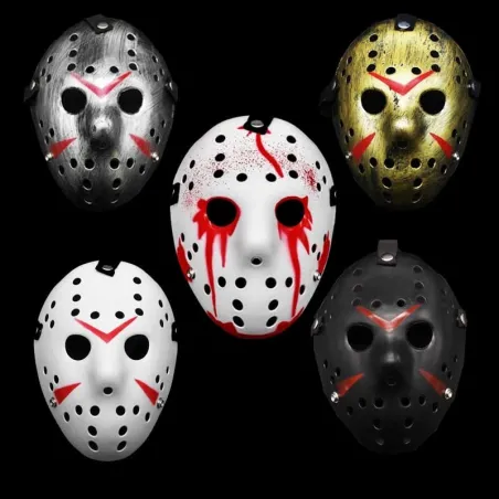 Horror Jason Voorhees / Samurai - Halloween / maskerade - helmaske