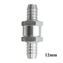 Bränsleventil back i aluminium enkelriktad - bensin diesel vattenolja - 6mm/8mm/10mm/12mm