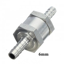 Aluminium brændstof ventil kontra en vej - benzin diesel vandolie - 6mm/8mm/10mm/12mm