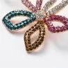 Boucles d'oreilles en cristal en forme d'étoile / fleur