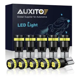 Lâmpada LED para carro - W5W - T10 - Canbus - 12V - 10 peças