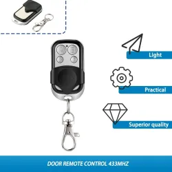 ABCD draadloze RF afstandsbediening - voor elektrische poort / garagedeur - sleutelhangerSleutels