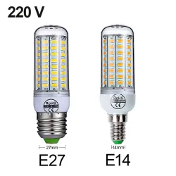 LED-lampa - hembelysning - E27 - E14 - 220V