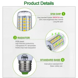 LED pære - boligbelysning - E27 - E14 - 220V