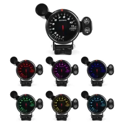 Motorcycle tachometer - RPM - speed meter - 7 color LED - with shift light / peak warningInstruments