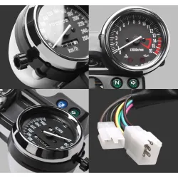 Motorrad Tacho - Drehzahlmesser - Kilometerzähler - für Kawasaki
