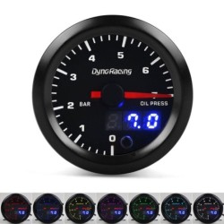 Tacômetro de motocicleta - display duplo - medidor de pressão de óleo - LED de 7 cores - com motor de passo
