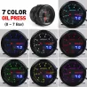 InstrumentosCuentarrevoluciones para moto - pantalla doble - manómetro de aceite - LED de 7 colores - con motor paso a paso