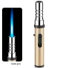 Metal torch gas lighter - windproof - adjustable flameLighters