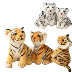 Hvid tiger - plys legetøj